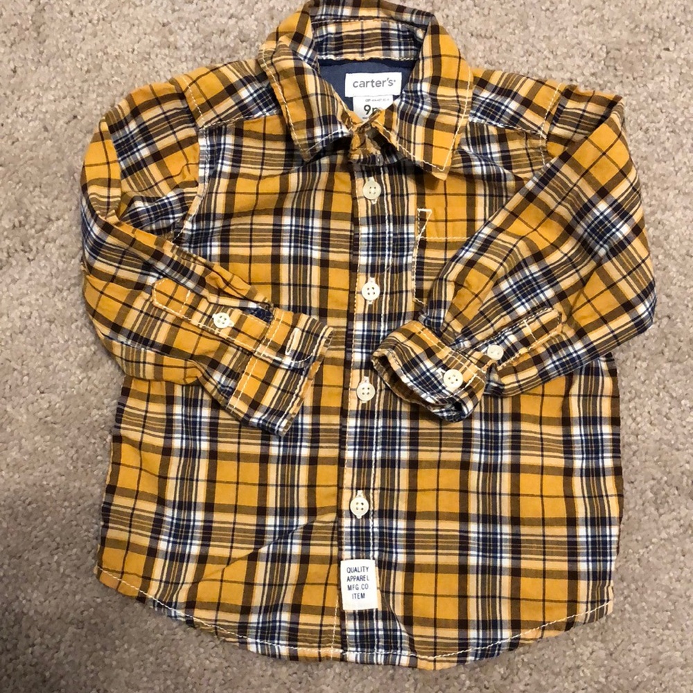 Long Sleeve Plaid Button Up